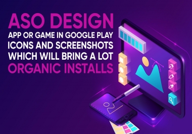 I will do aso design for app or game in google play