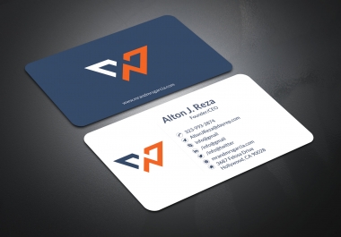 I Will Create a Business Card Two Side