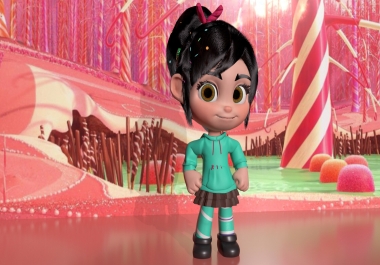 Basic 3D characters models,  texturing and topology