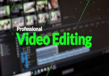 I will do professional video editing for any social media platform's