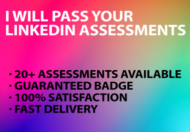 I will pass your LinkedIn Assessments