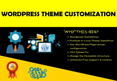 I will install,  fix,  do themeforest wordpress theme customization