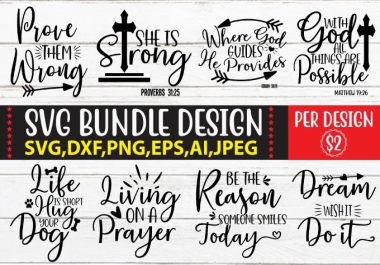 I will provide you svg bundle design with cut files for cricut design