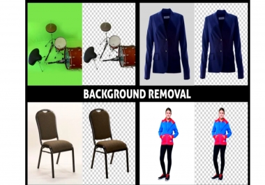 i will remove background and also retouching your image