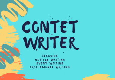 I will write SEO friendly content for blogs,  websites and articles.