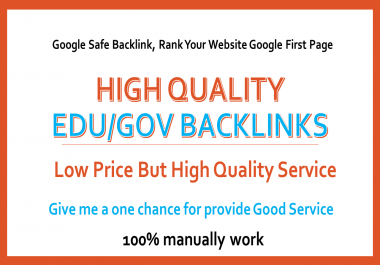 I will provide 90+ DA 30 EDU/GOV backlinks for rank your site
