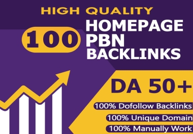 Boost your ranking with 100 homepage PBN Posts DA50 to 90