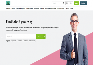 i will create freelance marketplace website