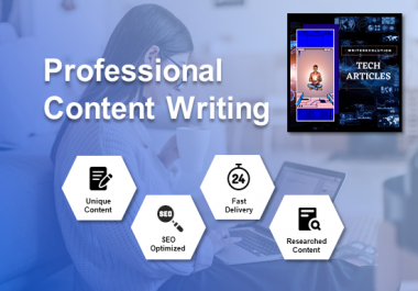I will write SEO friendly articles on the technology field