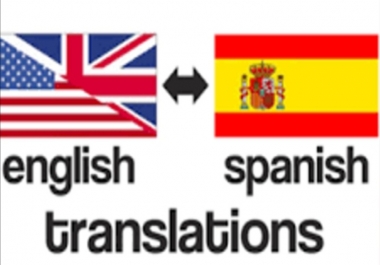 Translating english to Spanish