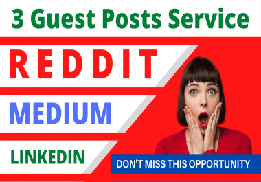 I will publish guest post with 3 dofollow backlink and high authority backlink website