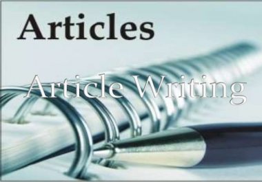 I will Write Unique Articles of 500 Words
