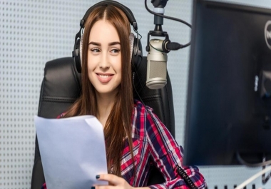 Record a voice over from your text