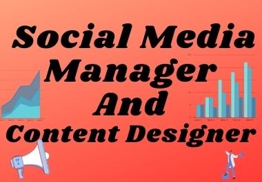 I will be your personal professional social media manager and content designer