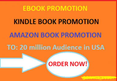 I will promote your kindle ebook on social media and my high traffic websiteI will promote your kind