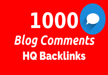 5 x Order - 1000 Blog Comments HQ Backlinks for SEO on Google GSA SER Blast