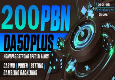 Rank Your Website with 200 DA50+ PBN Casino UFAbet Poker sports Betting slot Gambling Websites