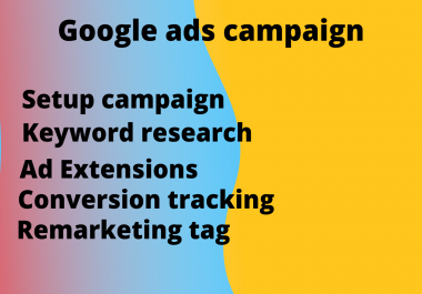 setup and manage google ads ppc campaigns