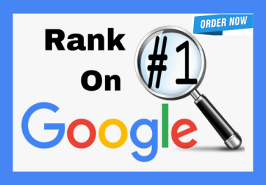 I will do 1st page website SEO service for google ranking