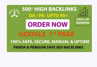 I will do SEO 500+ High back links