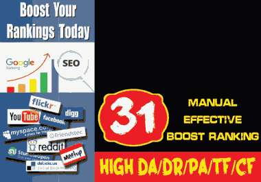 Rank Booster Strongest Social Bookmarking & High Quality Backlinks for Your Website's Google Ranking