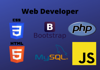 I will be your responsive front end web developer and designer