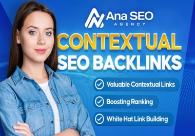I will build SEO backlinks high quality contextual link building