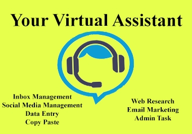 I Will be Your Dependable Administrative Virtual Assistant Monthly