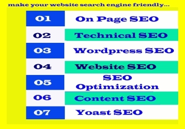 I Will Do Complete Word-press on page SEO Optimization