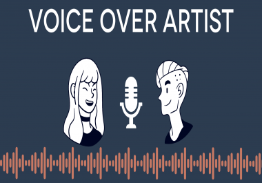 voice over your text right know in any voice and any language