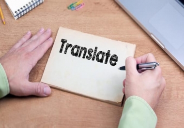 I will do translation of every topic in different languages as you need