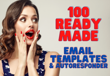100 ready made autoresponder series templates for your email marketing