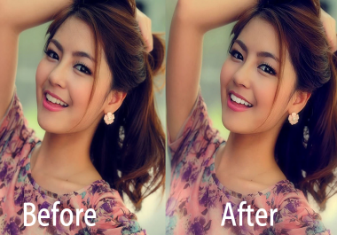I will do skin retouch,  photo editing and photo review and I can also remove the background