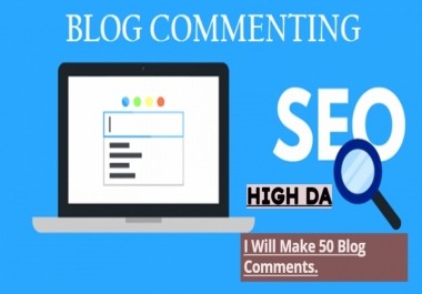 50 MANUAL Blog Comments Backlinks On High DA.