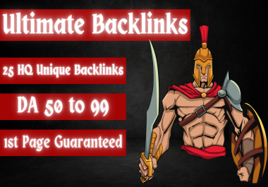 Top Ranking High Quality Backlinks - DA 50 to 99