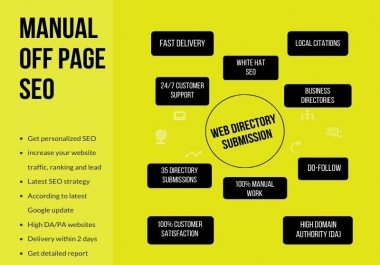 I will do 30 directory submissions manually on high DA/PA websites and increase traffic