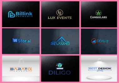 I will do professional modern minimalist logo design