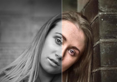 I am converting black and white photos into color