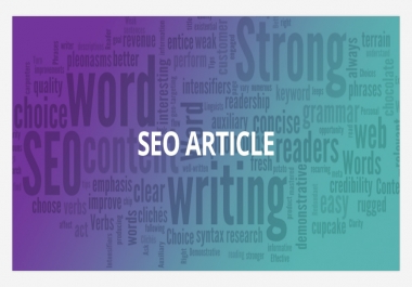 I will enhance search engine optimisation article in excessive affect weblog and website,  Pro creato