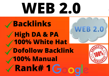 I will Provide 80 WEB 2.0 High Authority Permanent Contextual Backlinks White Hat SEO Link Building