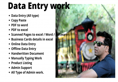 Data Entry & Typing work with fastest delivery