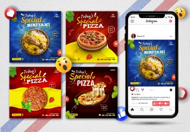 I will design eye-catching social media posters,  stories,  and banners design.