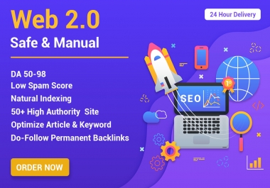 35+ high authority web 2.0 permanent backlink