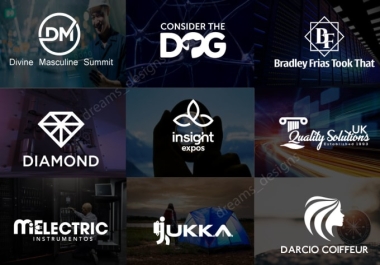 I will do creative minimalist,  minimal,  luxury business logo design