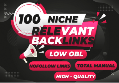 Providing 50 NIche relevant Manually done Nofollow backlinks