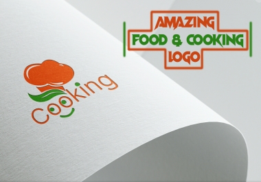 I am an expert of designing amazing food and cooking logo