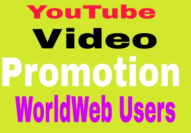 Real YouTube video promotion and social marketing