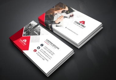 I will design stunning 2 business cards within 12 hours