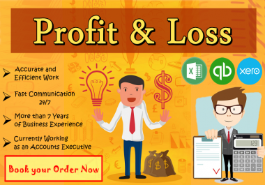 I will make profit and loss statement of your business