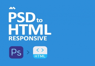I will convert psd to html with responsive bootstrap framework